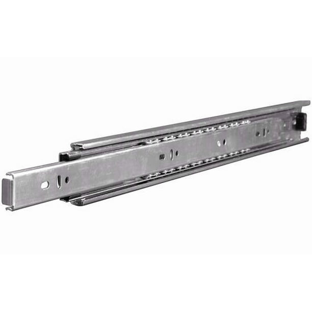3-Fold Full Extension Rebound Slide Rail Push to Open Drawer Runner Ball Bearing 3-Fold Full Extension Rebound Slide Rail Push to Open Drawer Runner Ball Bearing